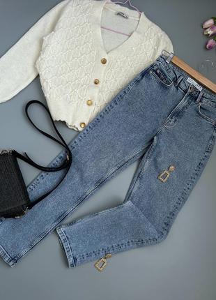 Джинси мом stradivarius
