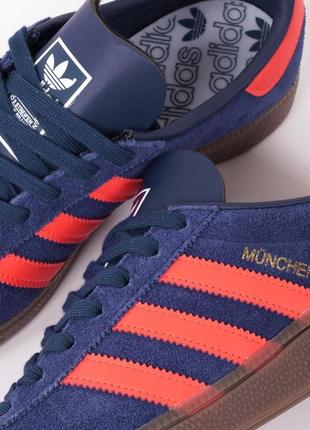 Замшевые мужские кеды adidas originals munchen 45-46 размер7 фото