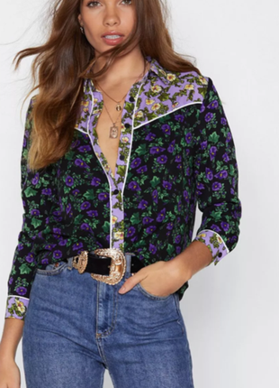 Рубашка комбинированная