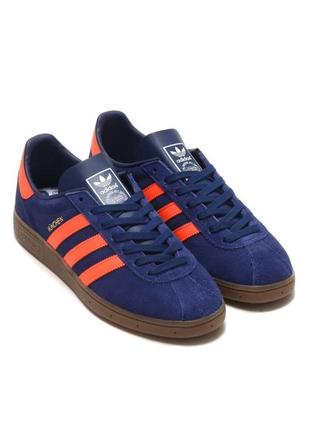 Замшеві чоловічі кеди adidas originals munchen 45-46 розмір