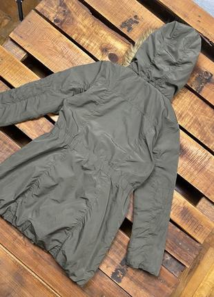Детская куртка (парка) next (некст 11-12 лет 146-152 см идеал оригинал хаки)2 фото