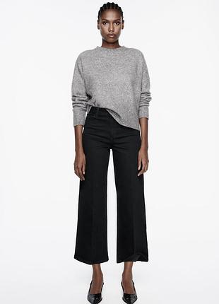 Новые укороченные джинсы zara