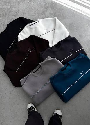 Кофта оверсайз nike / найк 🔥💯унисекс, в белом и черном цвете 🥰2 фото