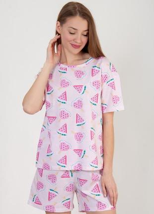 Пижама женская, хлопковая пижама женская, легкая пижама жеncкая, хлопковая пижама