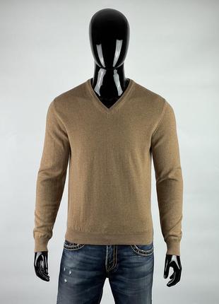 Итальянский кашемировый свитер пуловер ones 100% cashmere zegna cruciani cortigiani gran sasso