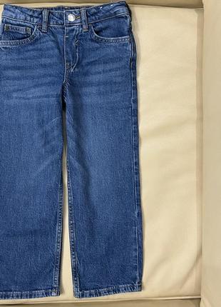 Кружевные джинсы от h&amp;m loose adjustable waist 4-5 лет рост 110 стан идеален