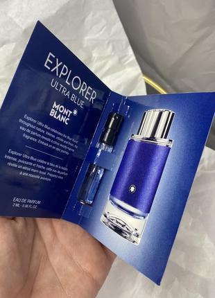 Montblanc explorer ultra blue парфумована вода4 фото