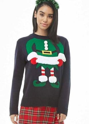 🎄 🎅 ✨ светр ельфа|unisex із серії merry cristmas❗ s|l