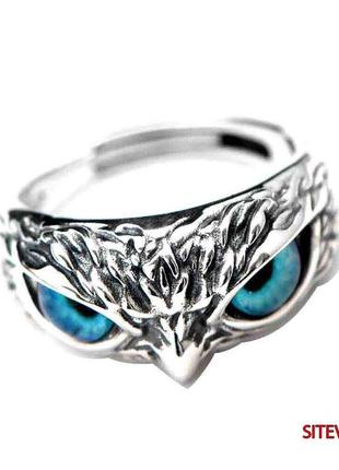 Кольцо в форме совы колечко кольцо сова бижутерия колечко2 фото