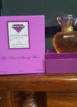 Attar collection purple garnet crystal