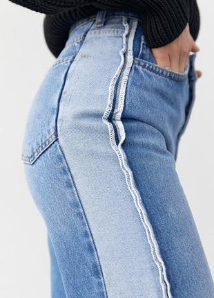 Женские джинсы с лампасами6 фото
