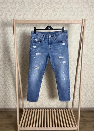 Рвані джинси levi’s 5011 фото