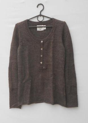 Шерстяной джемпер  лонгслив с альпака