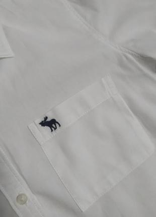 Белая рубашка abercrombie&amp;fitch3 фото
