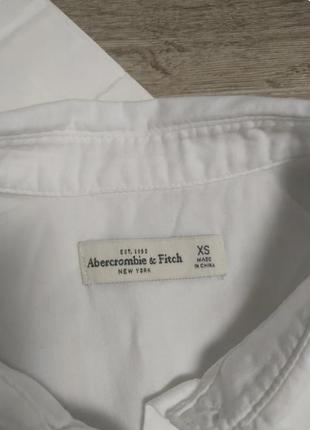 Белая рубашка abercrombie&amp;fitch4 фото