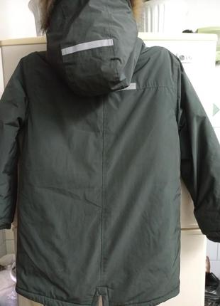 Курточка осень-зима мал.10лет 140 см outdoor вьетнам8 фото