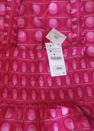 Zara shirred summer dress 5