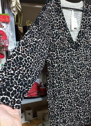 Джемпер пуловер кофта светр леопардовий принт узор2 фото