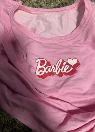 Футболка разовая barbie oversize оверсайз2 фото