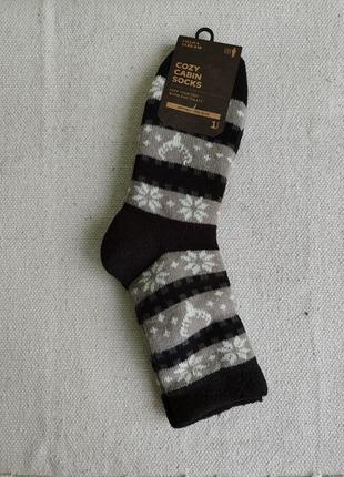 Теплі зимові шкарпетки унісекс з алое field & stream cozy cabin socks one size1 фото