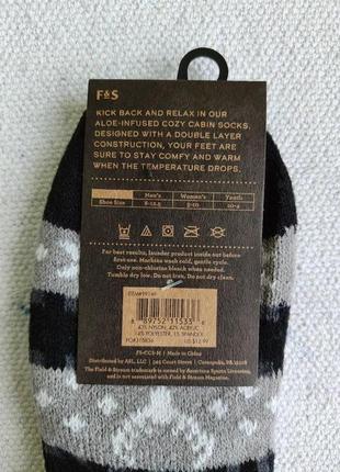 Теплые зимние носки унисекс с алоэ field &amp; stream cozy cabin socks one size6 фото