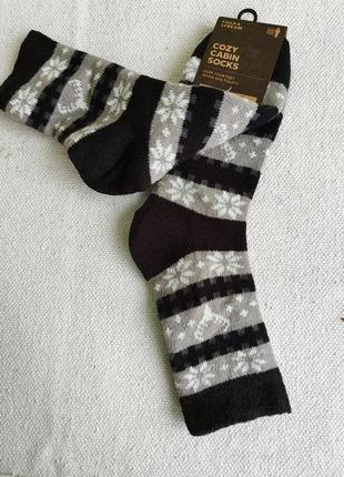 Теплі зимові шкарпетки унісекс з алое field & stream cozy cabin socks one size2 фото