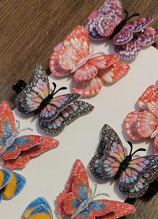 Заколки бабочки