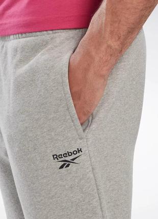 Брюки reebok identity open hem pants флисовые спортивные original Ausa m, l4 фото