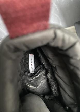 Зимние сапоги ботинки Hoody tommy black4 фото