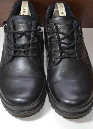 Ecco rugger track gtx 41р ботинки туфли кожаные оригинал2 фото