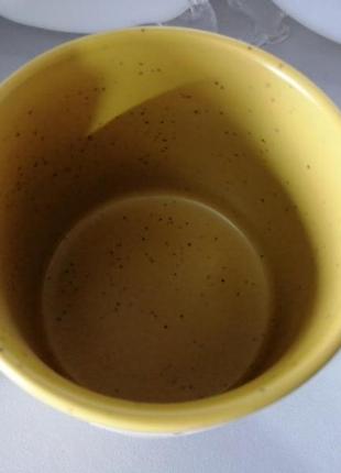 Чашка 420 мл ardesto alcor желтая.3 фото