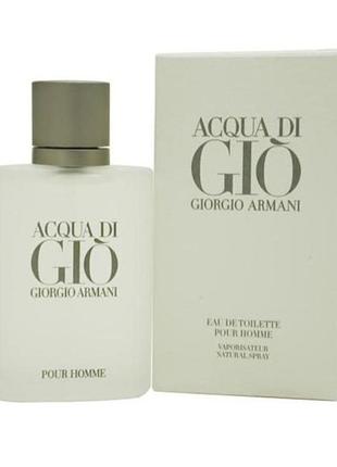 Чоловіча туалетна вода giorgio armani acqua di gio