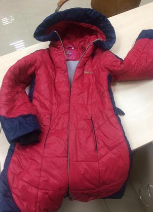 Зимняя удлиненная куртка, пальто зимнее3 фото