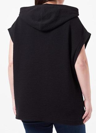 Женская фактурная жилетка - худи s.oliver чёрный10 фото