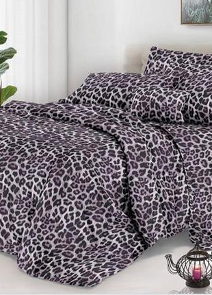 Комплект постельного белья white leopard 🐆🤍1 фото