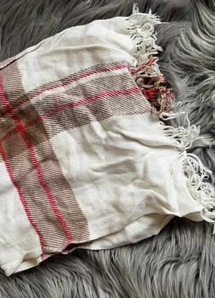 Шарф жіночий , шарф в клітинку