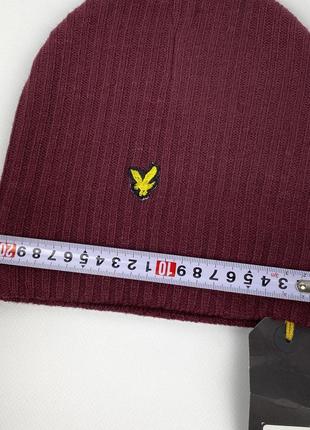 Шапка lyle & scott he305cl шерстяная оригинал новая9 фото