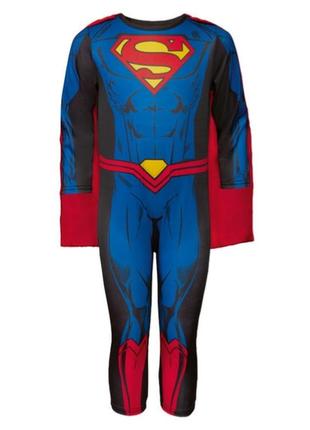 Костюм superman 4-6 лет. супермен супергерой карнавальный маскарадный классный новогодний 5-6 ds comics marvel lidl george primark tu hm c&a2 фото