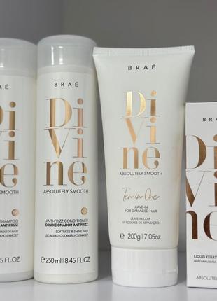 Шампунь brae divine anti frizz shampoo home care 250ml1 фото