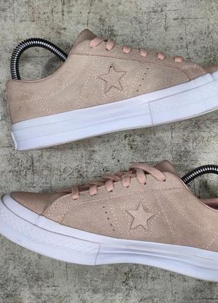 Кеды converse one star оригинал конверсы замша кроссовки3 фото