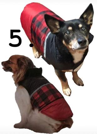 Куртка для собак с утеплителем, водонепроницаемая, made china7 фото