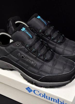 👟мужские кроссовки columbia firecamp iii fleece black &amp; blue👟