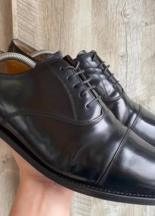 Чоловічі туфлі barker arnold black hi-shine made in england