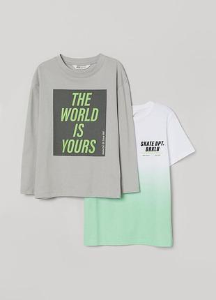 H&m комплект футболка і реглан