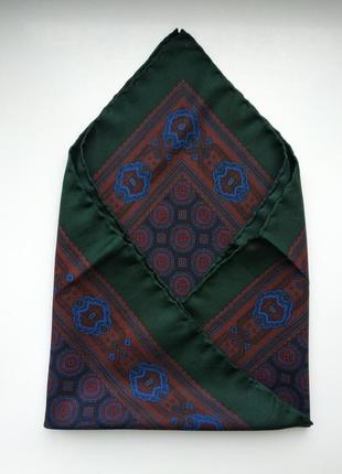 Шелковый платок унисекс в карман паше/гаврош  шелк англия7 фото