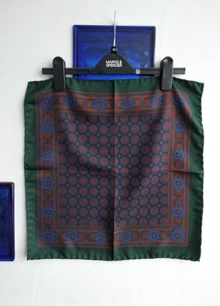 Шелковый платок унисекс в карман паше/гаврош  шелк англия2 фото