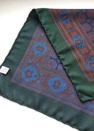 Шелковый платок унисекс в карман паше/гаврош  шелк англия3 фото