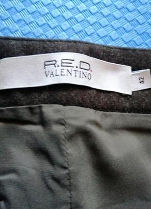 Вовняна шикарна спідниця від r.e.d. valentino, оригінал, м6 фото