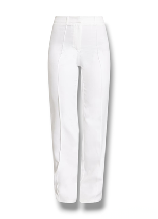 Белые широкие брюки с высокой талией от prettylittlething1 фото