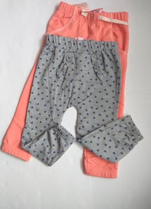 Комплект набір  штаны штани 86/92 для девочки дівчинки impidimpi
